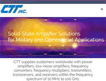 Tablet Screenshot of cttinc.com